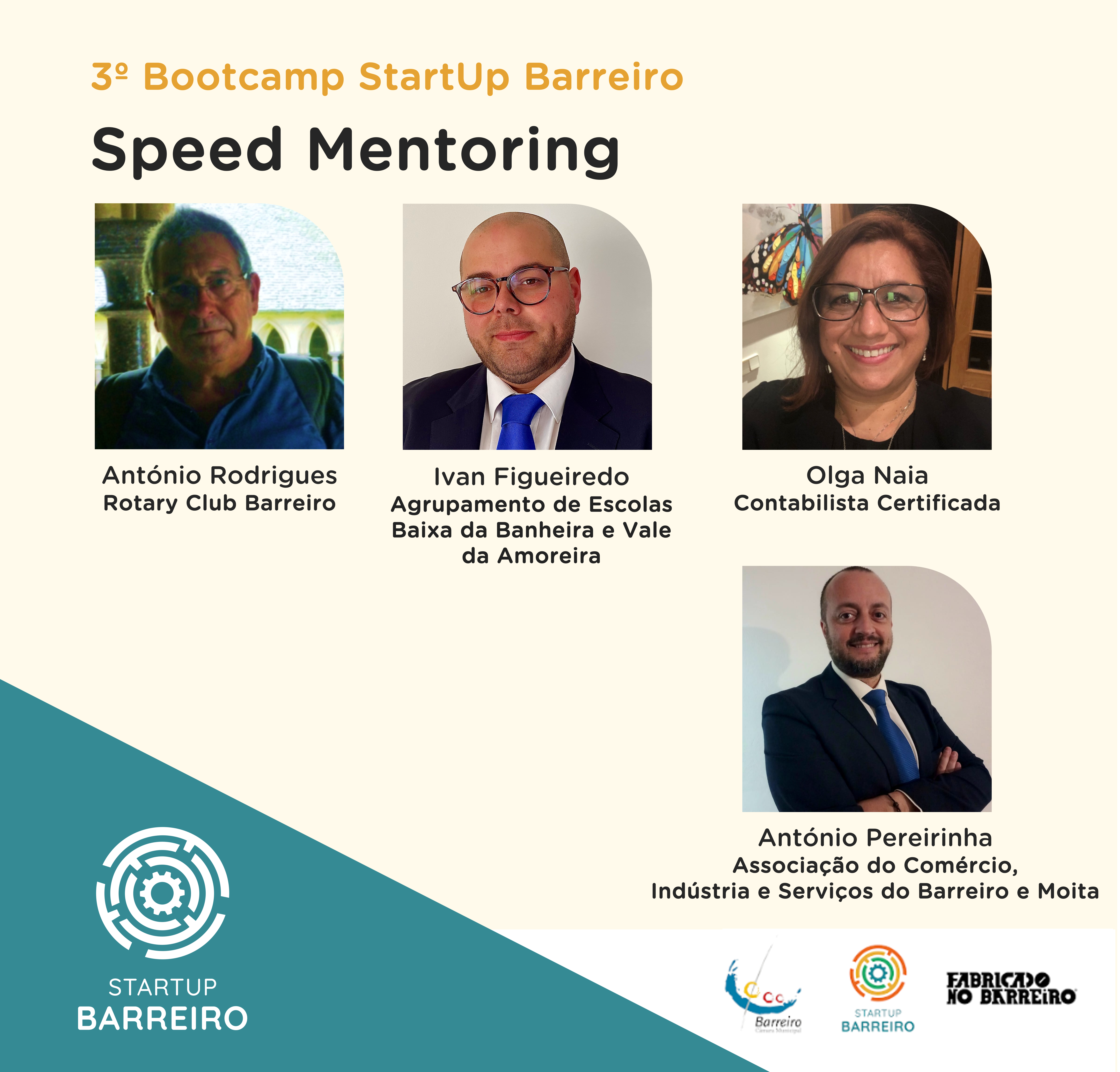 Speed Mentoring do 3º Bootcamp da StartUp Barreiro, de 2023
