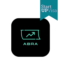 Logo ABRA com certificação da StartUP Visa